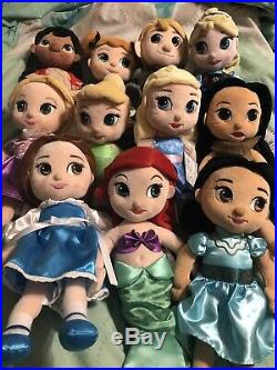 disney princess plush doll collection