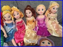 soft disney princess dolls