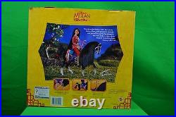 1997 Disney Mattel Girls Real Riding Mulan/Khan Playset New NIB Age 3+