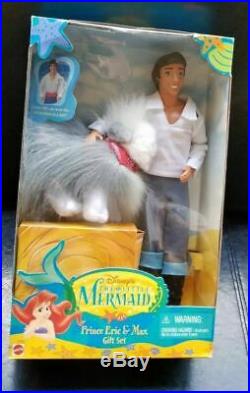 Prince Eric & Max Gift Set by Mattel 1997 Details about   Disney's The Little Mermaid NIB 