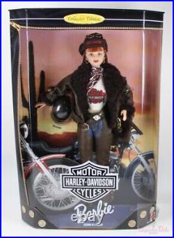 1998 Collector Edition Harley Davidson Red Hair Barbie Doll