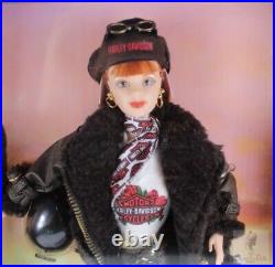 1998 Collector Edition Harley Davidson Red Hair Barbie Doll