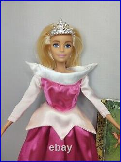 #1 Disney Princess Sleeping Beauty Aurora Book Barbie Fashion Doll OOAK Set Lot