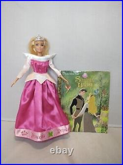 #1 Disney Princess Sleeping Beauty Aurora Book Barbie Fashion Doll OOAK Set Lot