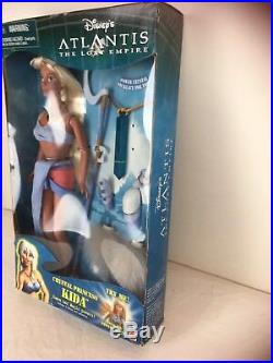 2000 Disney Atlantis Crystal Princess Kida Boxed Mint Working Necklace Doll