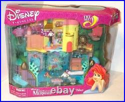 2002 Hasbro Disney Little Mermaid Ariel Polly Pocket Under the Sea Palace Castle