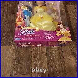 2002 Playmates Disney Princess Belle Interactive Doll New 16-18 inch