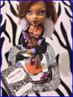 2009 Monster High 1st Wave Clawdeen Wolf Doll & Accessories