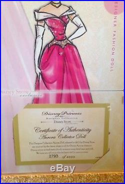 2011 Disney Store Designer Collection Princess Aurora Sleeping Beauty Doll LE