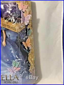 2014 Disney Live Action Cinderella Royal Ball Lily James Doll Damaged Box