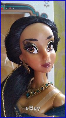 2015 Disney Store 17 Limited Edition teal JASMINE doll princess Aladdin