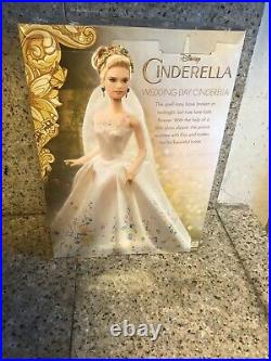 2015 Mattel Disney Princess Cinderella Live Action Wedding Day Dress Movie Doll