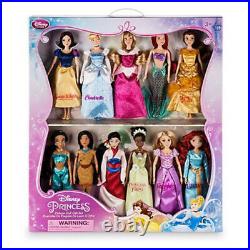 2016 Disney Store Princess Classic 12 Barbie Collection Gift Set 11 Dolls NEW
