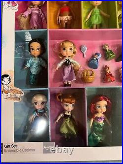 2018 Disney Animators Collection Gift Set 13 doll set NRFB RARE