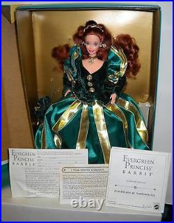 #2959 Disney World Doll & Teddy Bear Winter Princess Evergreen Barbie Redhead