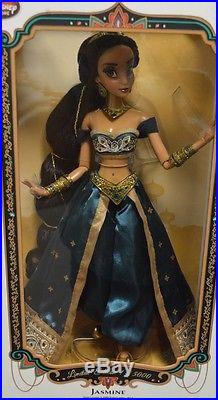 2 LE Disney 17 Dolls Princess Jasmine & Aladdin Limited Edition New In Box