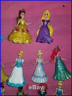 32 pcs Disney Princess Lot Magiclip Magic Clip Dolls Glitter glider LOOK! HANS