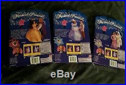 3 Disney Musical Princess Collection Aladdin, Prince Charming, The Beast