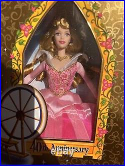 40th Anniversary Walt Disney's Sleeping Beauty Doll (Signature Collection) NEW