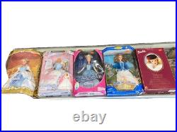 5 Barbies Victorian, Disney Princess, Princess Bride, Little Lamb, Cinderella