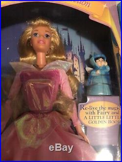 5 Mattel Disney Princess Stories Jasmine Snow Aurora Belle Cinderella Doll NRFB