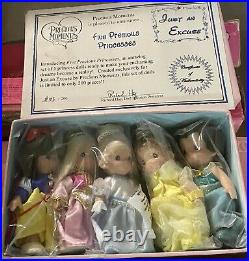 5 Precious Princesses Mini Precious Moments Dolls Limited Edition 200 NIB