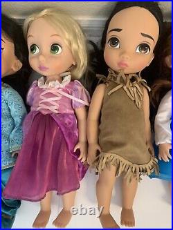 7 Disney 16 Princess Toddler Animator Doll Lot