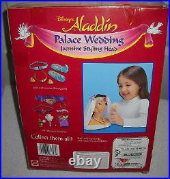 #9443 RARE Mattel Disney Aladdin Palace Wedding Jasmine Styling Head