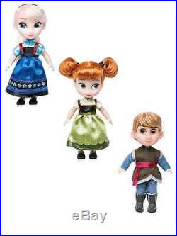 AUTHENTIC DISNEY Disney Animator Collection Mini Doll Gift Set -5''/12.7CM NIB