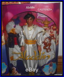 Aladdin & Princess Jasmine & Aladdin's Fashion Genie Fairytale Disney Doll NRFB