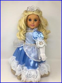 American Girl Cinderella Custom OOAK Doll Blonde Hair Blue Eyes Disney Princess