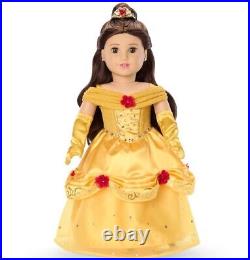 American Girl Doll Disney Princess Collection Belle Swarovsky Chrystals NEW NRFB