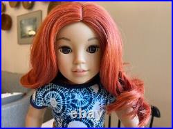 American Girl doll Meilin Mei from Turning Red. Corinne Red Hair Brown eyes