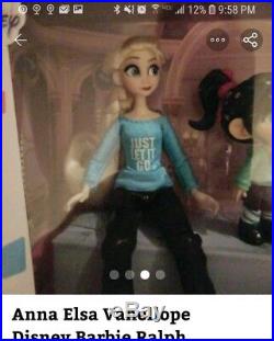 Anna Elsa Vanellope Doll Disney Barbie Mattel Wreck it like Ralph Princess