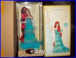 Ariel Disney Designer Princess & Ursula Villains Designer Dolls Both Nib