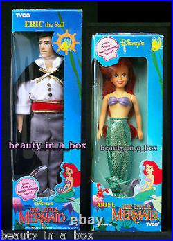 Ariel & Eric Doll Under the Sea Treasures Accessory Set Tyco Disney Princess Lot