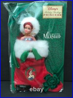 Ariel Princess Portrait Pocket Friends Holiday Stocking Belle Disney Doll Lot 7