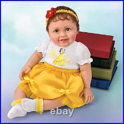 Ashton Drake Precious Little Princess lifelike Disney Belle baby girl doll