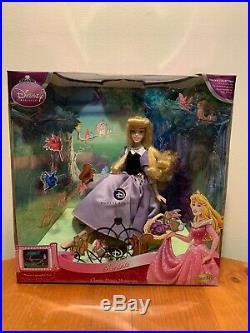 Aurora Disney Princess Classic Movie Moments Porcelain Doll Brass Key NRFB