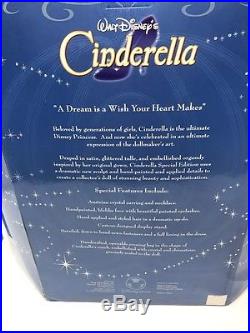 Authentic Cinderella Special Edition Doll Disney Store Collector Exclusive 2005