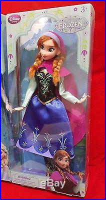 Authentic Disney Store Frozen ELSA and ANNA 12 Classic Doll Set NEW