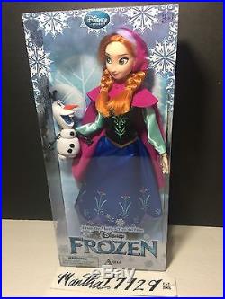 Authentic Disney Store Frozen HANS, KRISTOFF, ANNA, ELSA 12 Classic Doll Set
