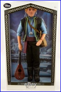 Authentic New Disney Store Frozen Kristoff Doll Limited Edition COA 18 March