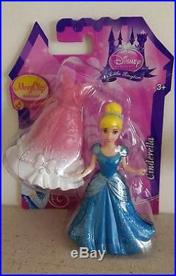 BNIB Disney Princess Magiclip Dolls Rapunzel Cinderella Belle Elsa & Anna