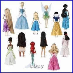 Best Gift for Girls Disney Store 12 Complete Princesses Deluxe Set 11 Doll