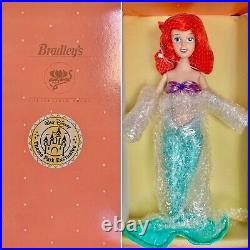 Bradley's Collectible Dolls Disney Little Mermaid Princess Ariel Porcelain Doll