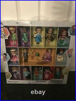 Brand New Disney Princess Animators' Collection 14 x 5 Mini Doll Gift Set