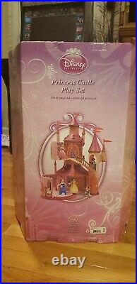 Cinderella disney princess castle play set 6 play areas New 6 princess dolls