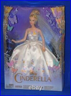 Cinderella live action Disney movie Mattel Doll Wedding dress NRFB Lily James