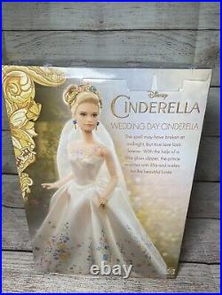 Cinderella live action Disney movie Mattel Doll Wedding dress NRFB Lily James